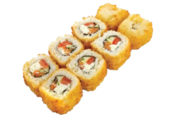Жареный ролл с крабом