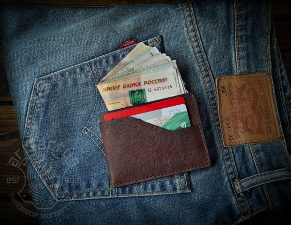 Кожаный кошелёк